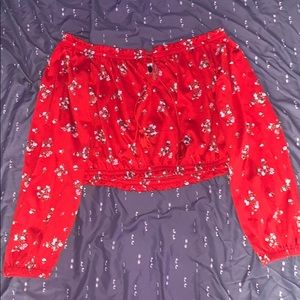 H&M Off-the Shoulder Crop-Top